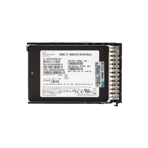 HPE P47808-B21 960GB SATA 6GBPS SFF TLC SC SSD