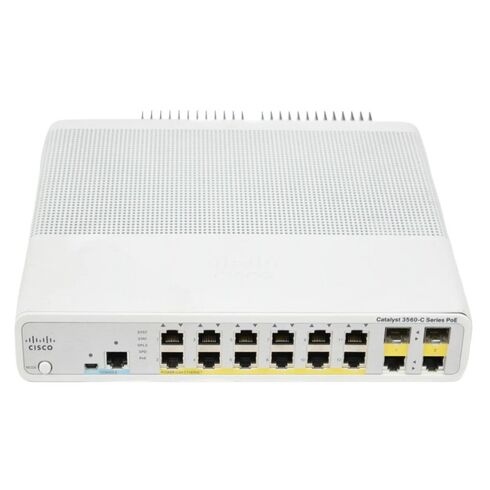 WS-C3560C-12PC-S Cisco 12 Ports Fast Ethernet Switch