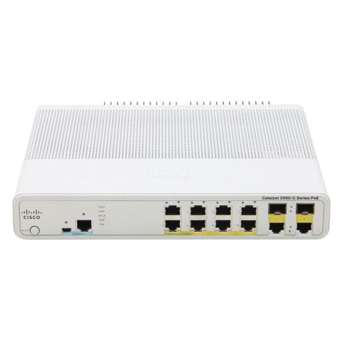 WS-C3560C-8PC-S Cisco 8 Ports Gigabit Ethernet Switch