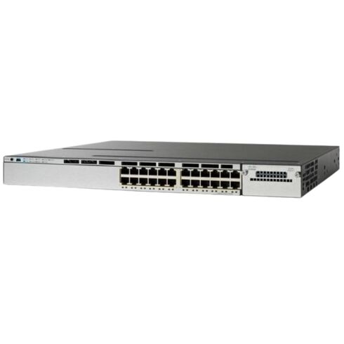 Cisco WS-C3750X-24P-S 24 Ports Network Switch