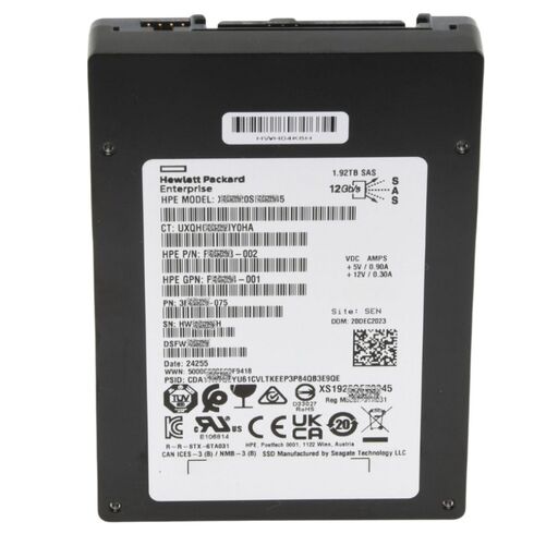 HPE P43403-001 1.92TB SFF SSD
