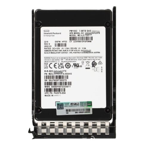 HPE P43407-001 Hot Plug SSD