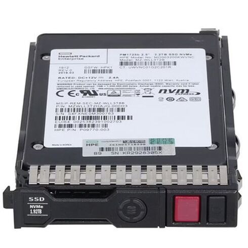 HPE P48220-001 NVMe 2.5Inch 1.92TB SSD