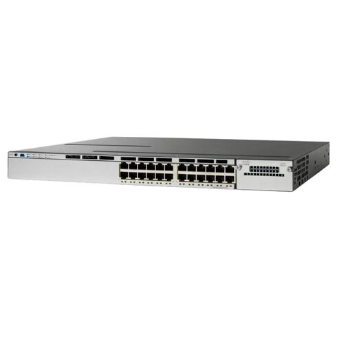 WS-C3750X-24T-L Cisco 24 Ports Network Switch