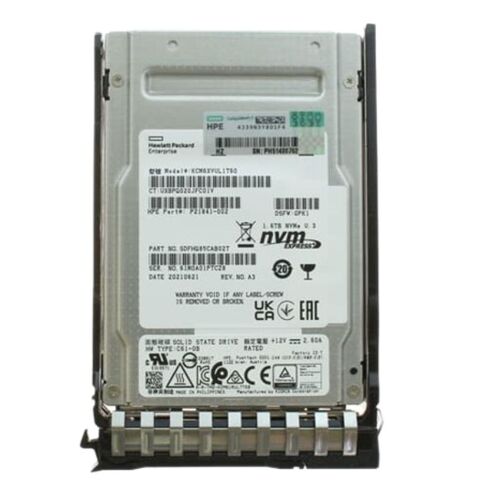 HPE P19829-B21 1.6TB NVMe 2.5Inch SFF SSD