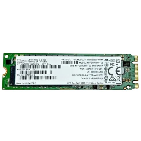 HPE MR000960GWFMA M.2 NVMe 6GBPS SD SSD