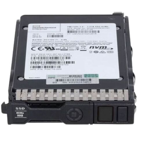 HPE VK000960KWWFL 960GB Nvme SFF SCN Hot plug SSD