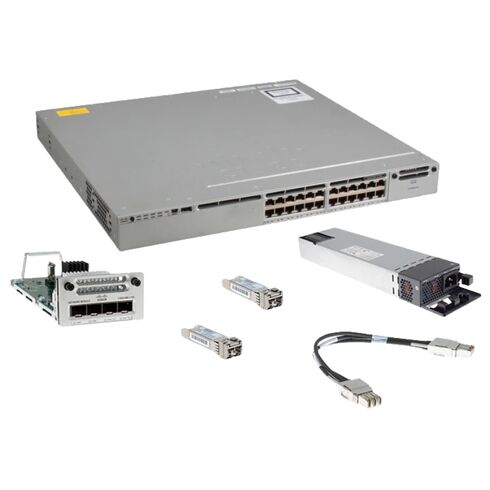 WS-C3850-24T-L Cisco 3850 Series Network Switch