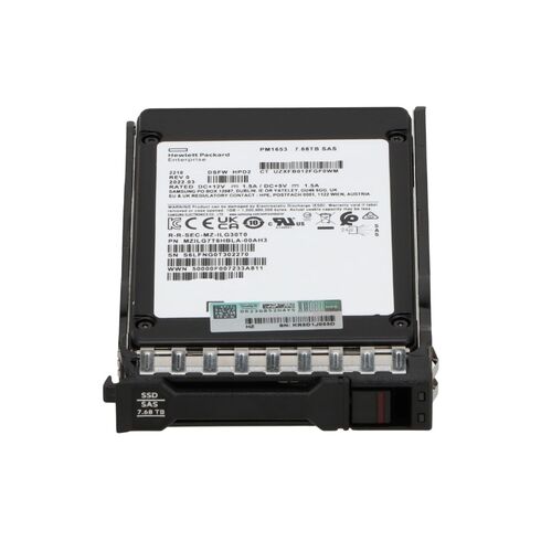 HPE VK007680JWSSU 7.68TB SAS 12GBPS SFF TLC SC Hot Swap SSD