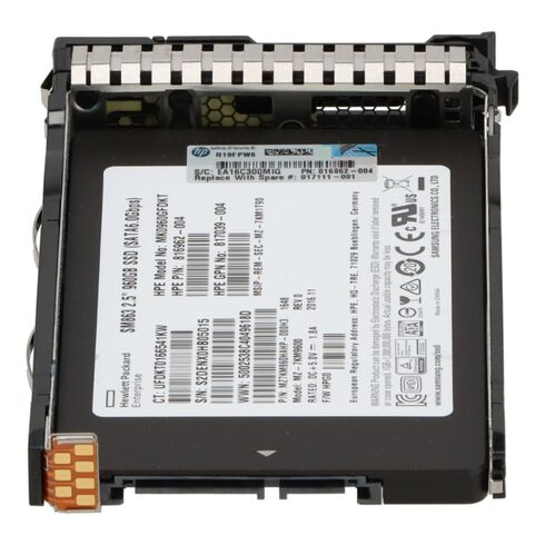 875856-001 HPE 960GB SATA 6GBPS SSD