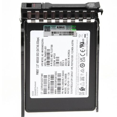 HPE 875509R-H21 6GBPS 480GB 2.5Inch 10G SSD