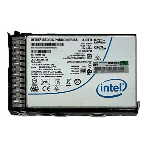 HPE P13839-001 4TB PCI Express NVMe  Read Intensive Hot Swap SSD