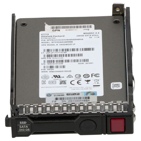 HPE 869376-B21 240GB SATA 6GBPS SSD
