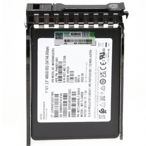 816903-B21 HPE 480GB SATA 2.5inch 6GBPS SSD