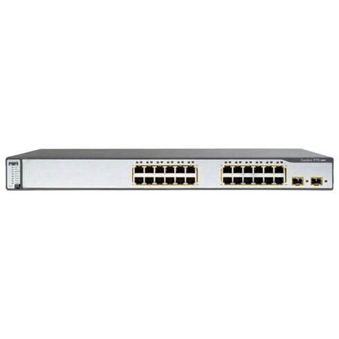 WS-C3750-24PS-S Cisco 24 Ports Layer 3 Switch