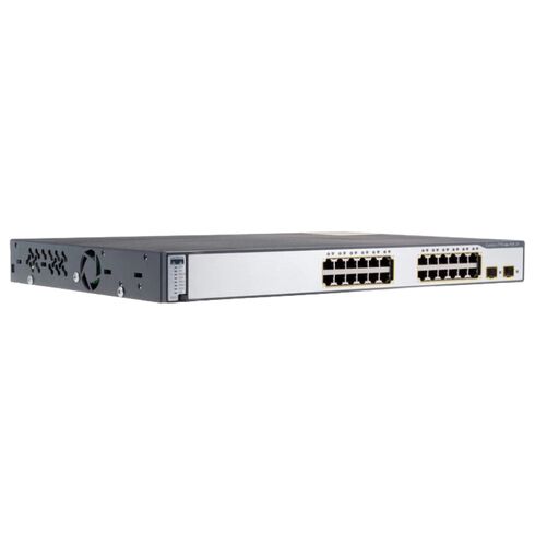 WS-C3750-24TS-S Cisco Fast Ethernet Switch
