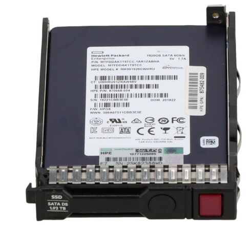 HPE 816919-B21 1.92TB 2.5inch SATA SSD