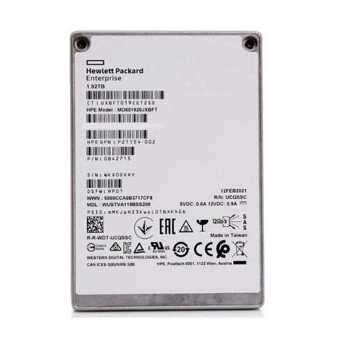 0B34793 Western Digital Read Intensive 1.92TB SSD