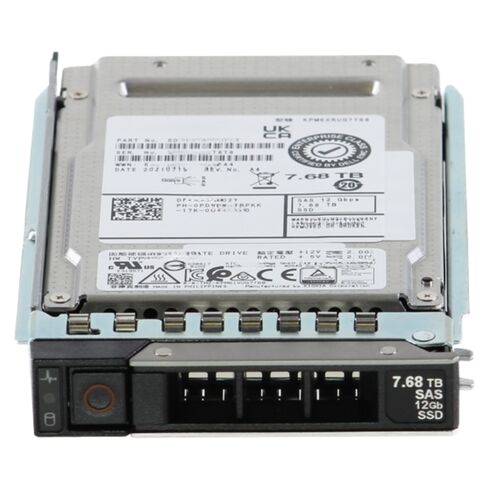 Dell 14D8M 7.68TB SAS 12GPBS SSD