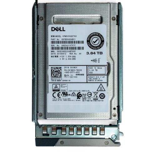 Dell 345-BFSW 3.84TB 2.5Inch 12GBPS SAS SSD