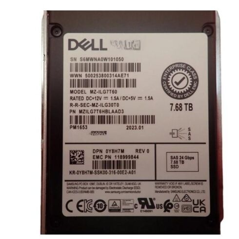 Dell 345-BFTP 7.68TB 2.5Inch SAS SSD