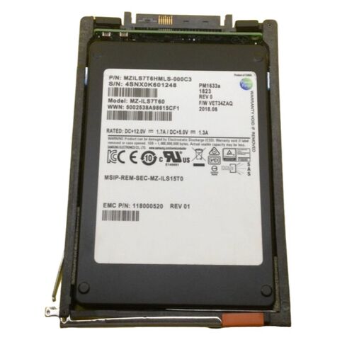EMC 118000520 7.68TB SAS SSD