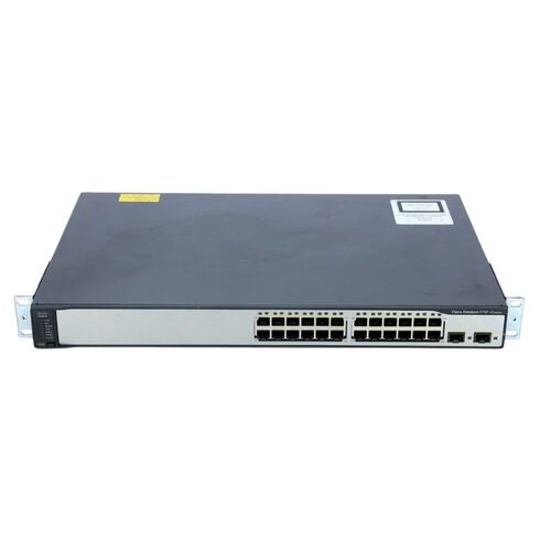WS-C3750V2-24TS-E Cisco 24 Port SFP Gigabit Ethernet Switch