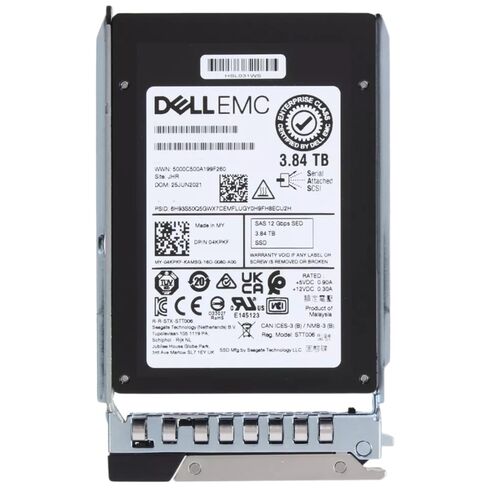 400-AXPI Dell 3.84TB SAS SFF SSD