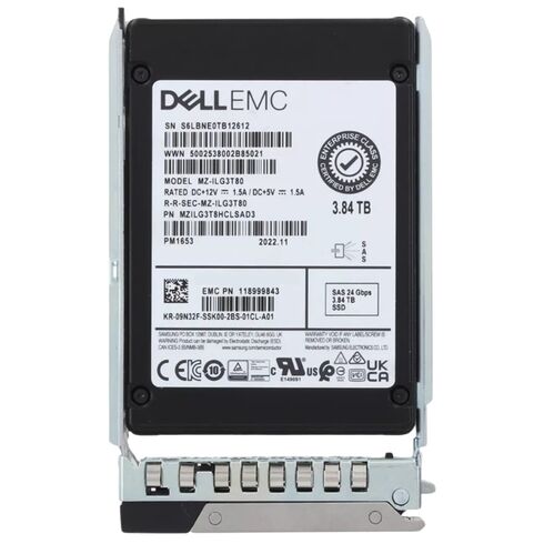 Dell 345-BFSM 3.84TB SAS 24GBPS 2.5inch SSD