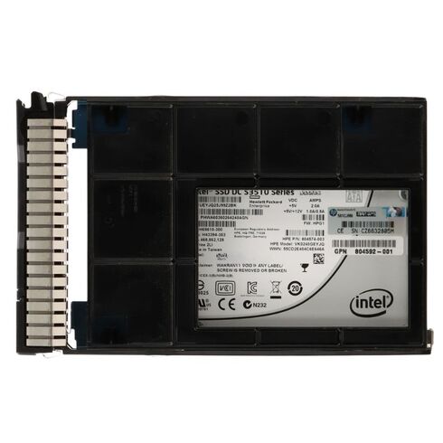 804628-X21 HPE 800GB SATA 6GBPS Mixed Use Solid State Drive