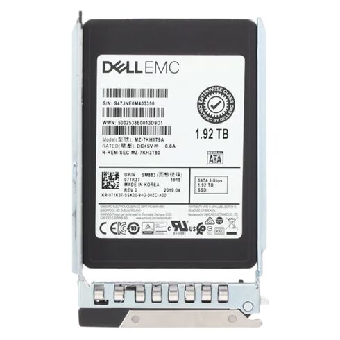Dell 400-BDUV 1.92TB Mixed Use 3DWPD 2.5-Inch Hot Plug SSD