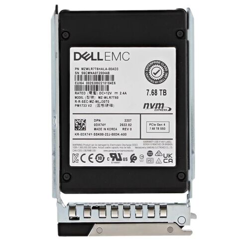 Dell 84D2J 7.68TB 2.5inch PCIE SSD