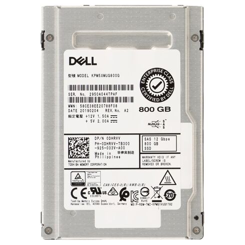 Dell 6VMM4 800GB SAS 12GBPS Form Factor SSD