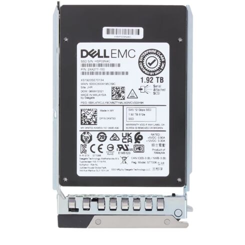 Dell 6WM18 1.92TB 512e Read Intensive Server Hybrid Carrier SSD
