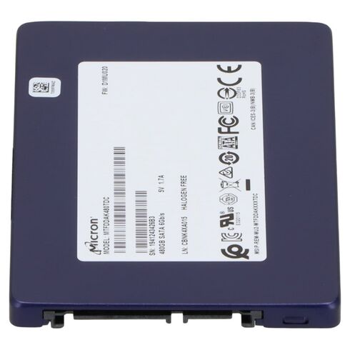 Micron MTFDDAK480TDT-1AW1ZABYY 480GB SATA 6GBPS Hot Plug SSD