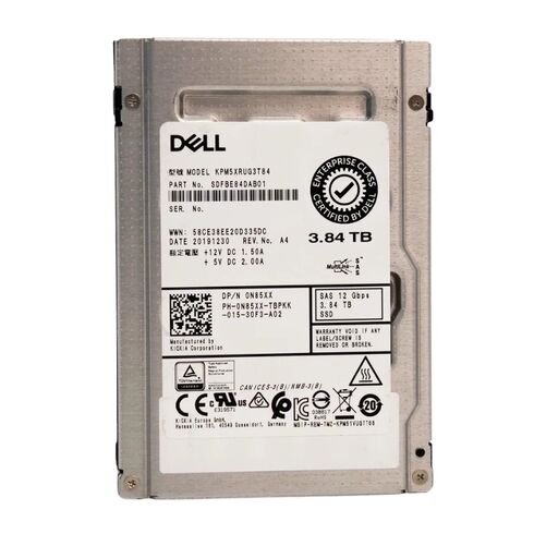 KPM5XRUG3T84 Toshiba 3.84TB Read Intensive Solid State Drive