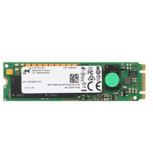 MTFDDAV240TCB-1AR1ZABDA Micron 240GB SATA 6GBPS SSD