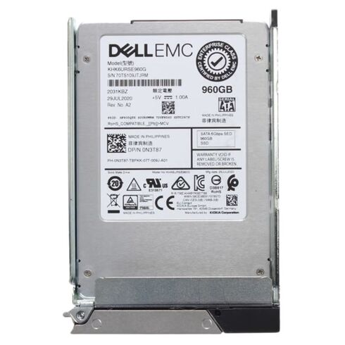 Dell D0KV3 960GB SATA 6GBPS 512n Hot plug 2.5 Inch RI SSD