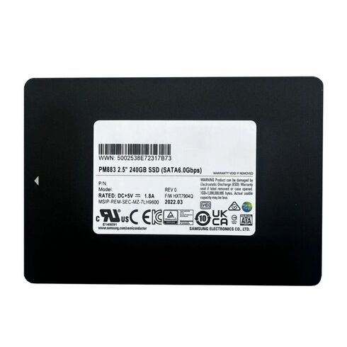 Samsung MZ7KH240HAHQ-00005 240GB Sm883 Solid State Drive