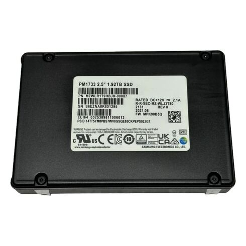 MZ-WLR1T9C Samsung PCIe NVMe SSD