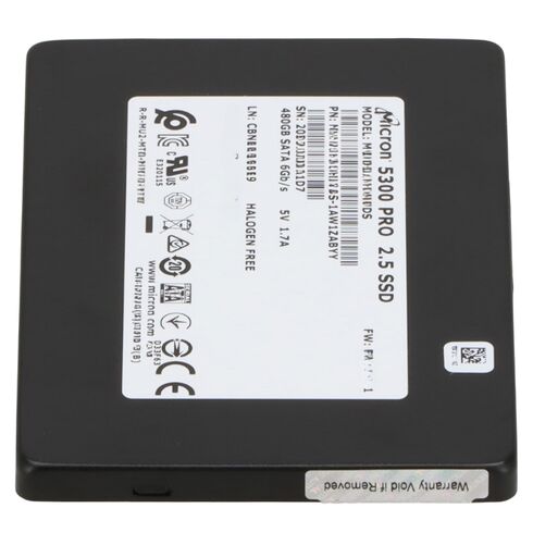 Micron MTFDDAK480TDT-1AW16A 480GB Hot Swap SSD