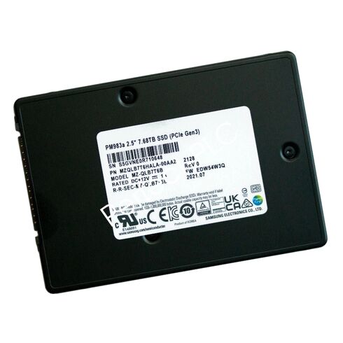 Samsung PM983A MZ-QLB7T6B 7.68TB PCIe NVMe SSD
