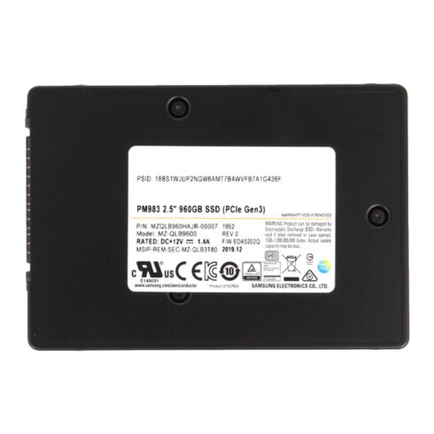 Samsung MZQLW960HMJP-00003 960GB PM963 PCI-Express TLC SSD