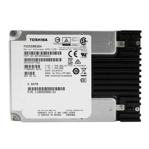 Toshiba 3.84TB SAS 12GBPS Mixed Use Solid State Drive