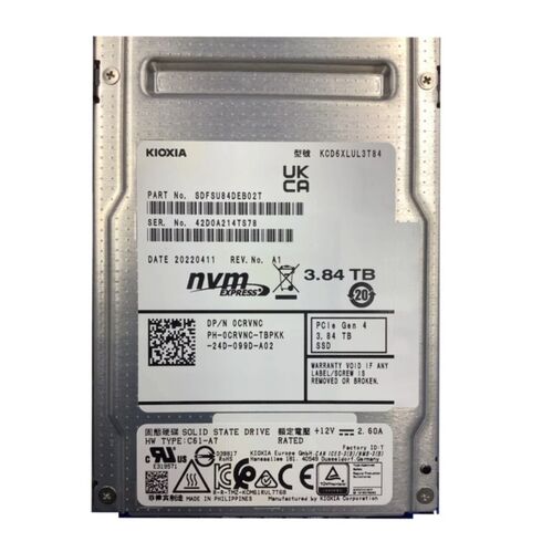 3.84TB SDFSU84DEB02T Kioxia CD6-R SSD
