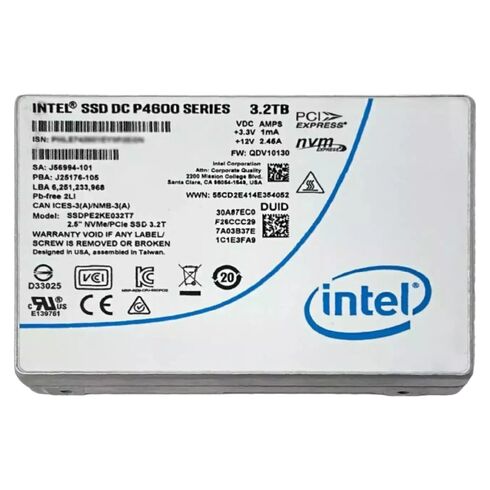 SSDPE2KE032T7T Intel 3.2TB NVMe SSD