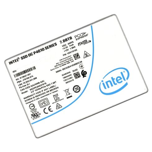 SSDPE2KE076T801 Intel PCI Express NVMe SSD