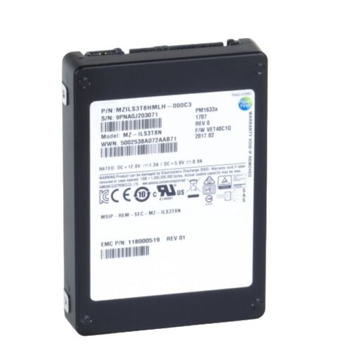 MZ-QLB7T60 Samsung 7.68TB PCI NVMe SSD