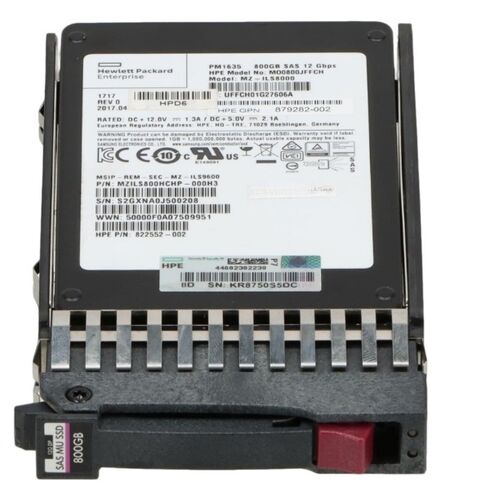 HPE VO000800JWZJP 800GB 2.5Inch 12GBPS SAS MU SSD