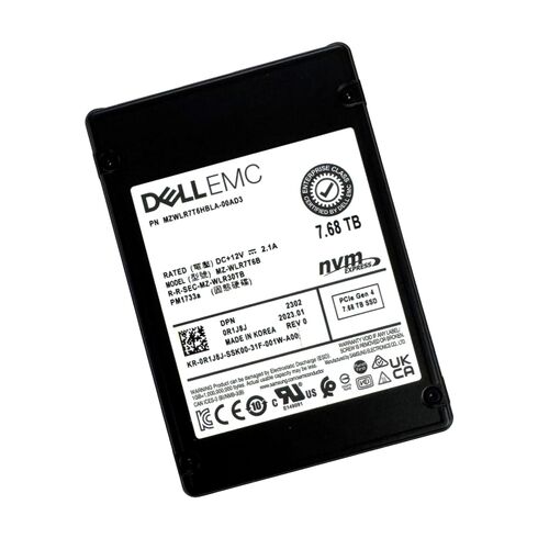 T0D57 7.68TB Dell NVMe Read Intensive SSD